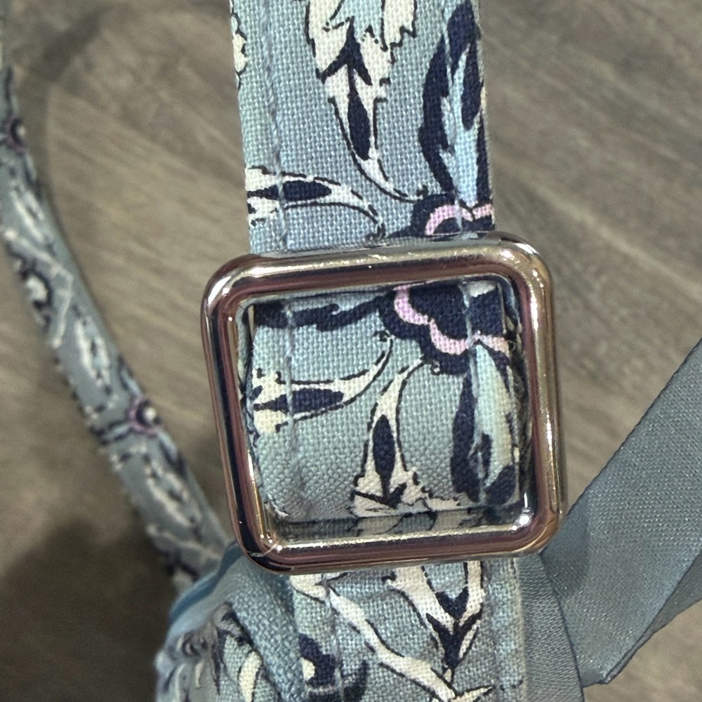 Vera Bradley RFID Little Hipster Crossbody - Plaza Tile Geometric Blue - Picture 11 of 11